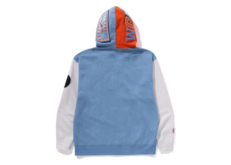 BAPE Shark Full Zip Indonesia Hoodie Blue
