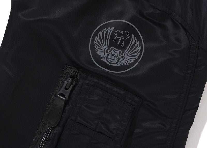 BAPE Shark Loose Fit MA-1 Jacket (SS23) Black