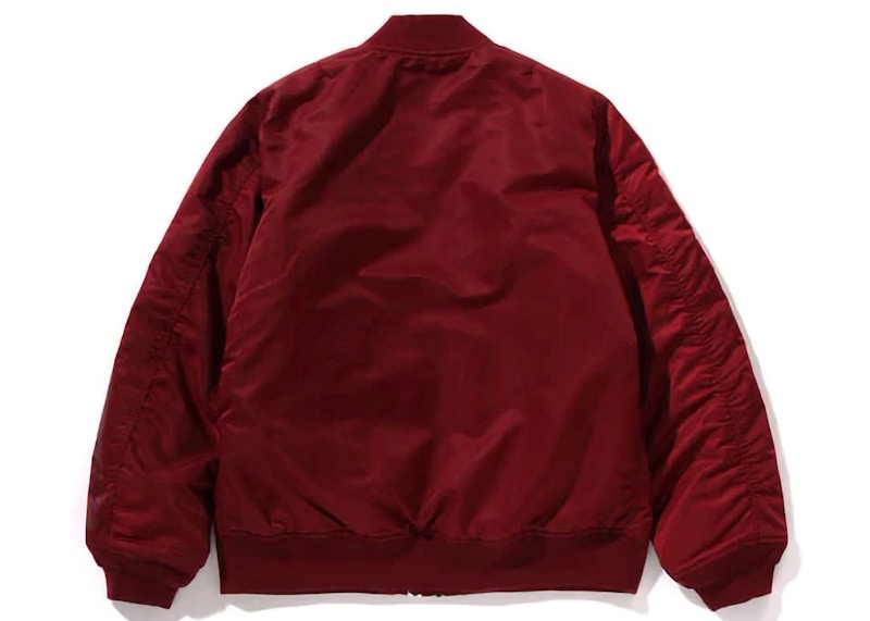 BAPE Shark MA-1 Jacket Red