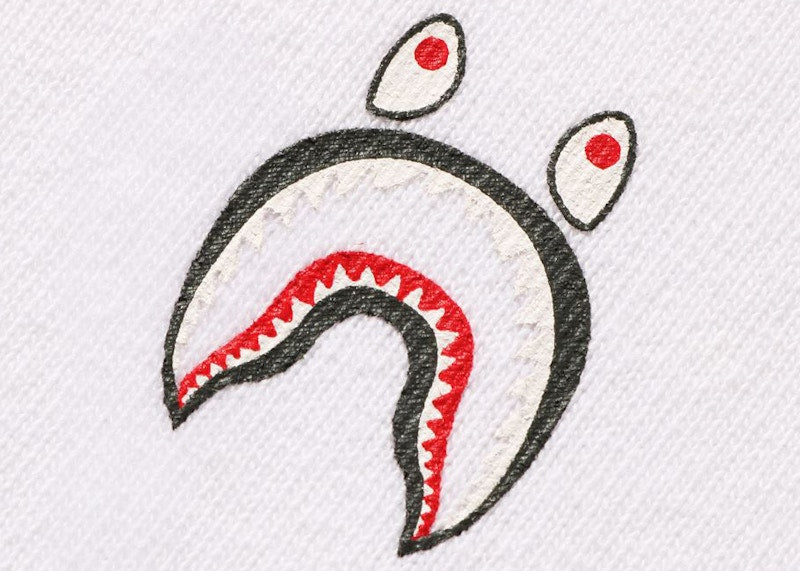 BAPE Shark One Point Tee (SS22) White