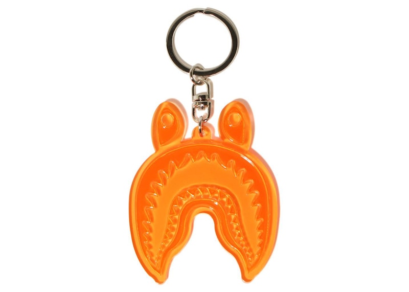 BAPE Shark Reflective Keychain Orange