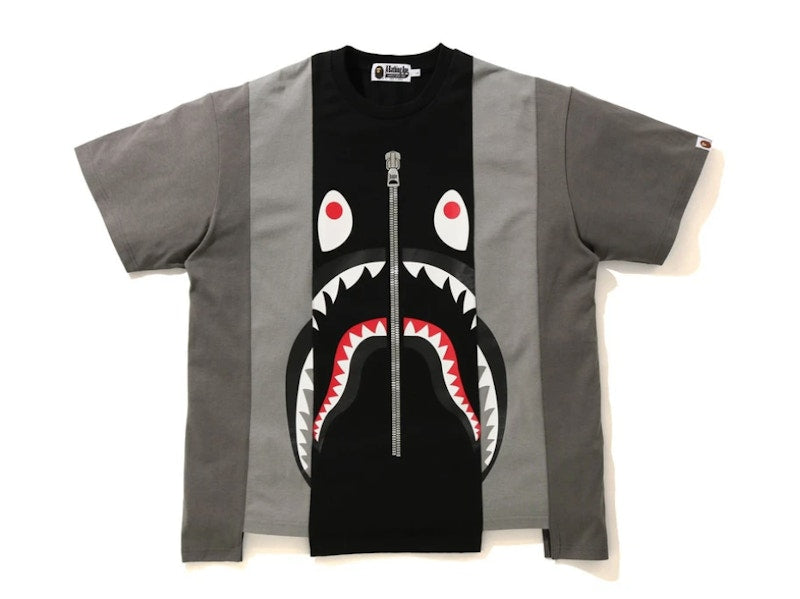 BAPE Shark Relaxed Fit Tee Black/Grey