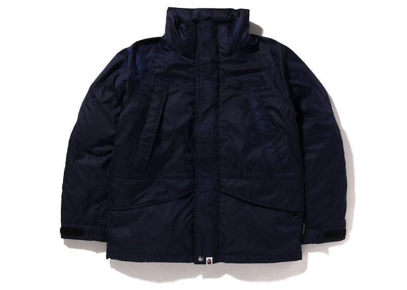 BAPE Shark Snowboard Down Jacket Navy