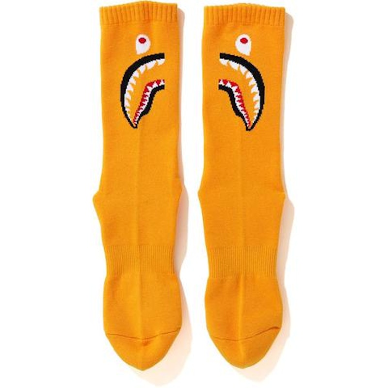 BAPE Shark Socks (FW20) Orange