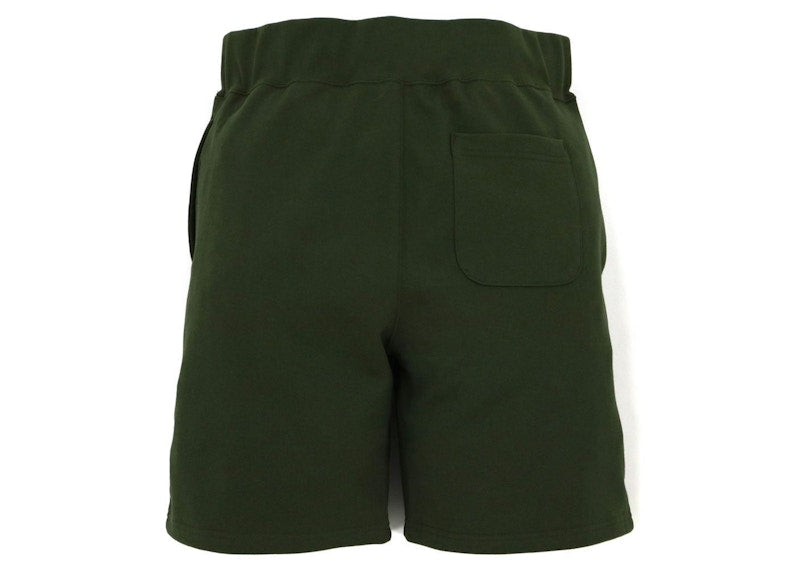 BAPE Shark Sweat Shorts (FW21) Olivedrab