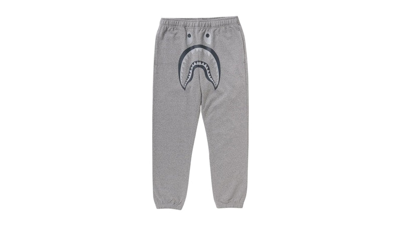 BAPE Shark Sweatpants Gray