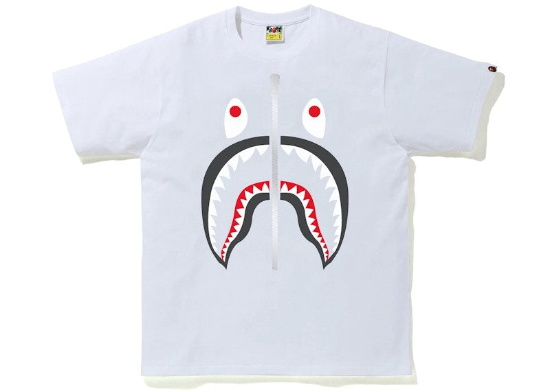 BAPE Shark Tee White