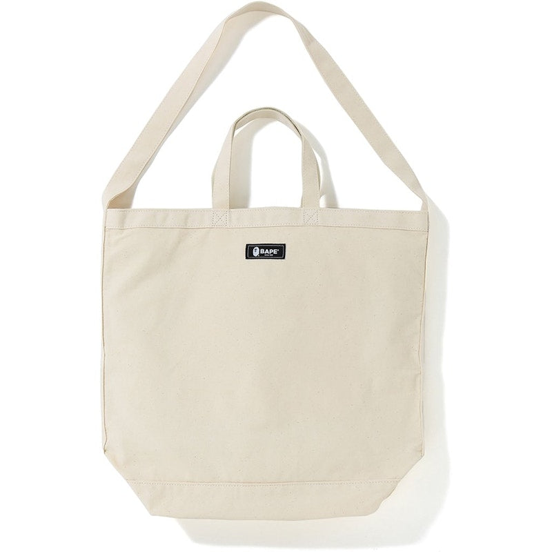 BAPE Shoulder Tote Bag Ivory
