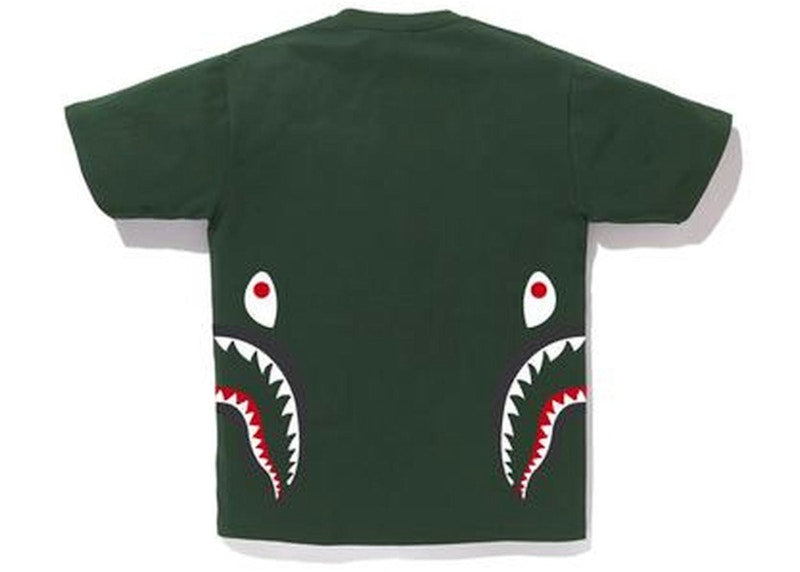 BAPE Side Shark Tee Green/Black