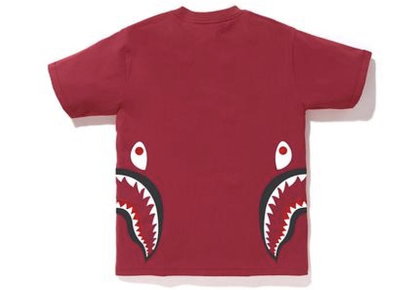 BAPE Side Shark Tee Red/Black
