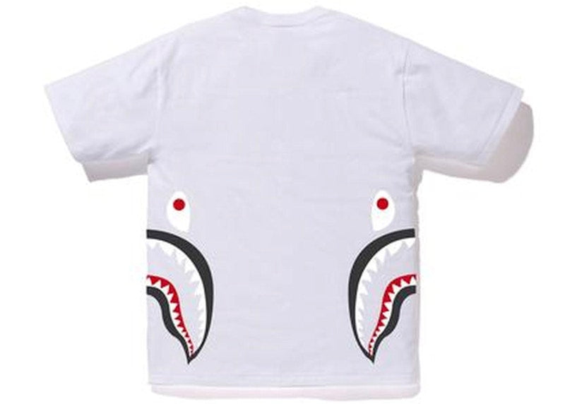BAPE Side Shark Tee White/Black