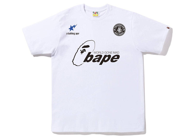 BAPE Soccer #1 Tee White