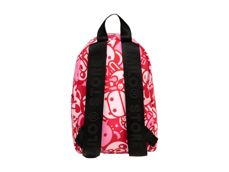 BAPE Soft Mini Backpack Carmine Rose