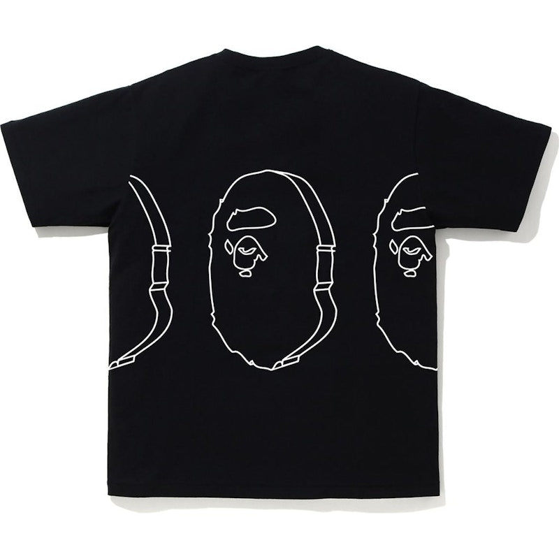 BAPE Solid Ape Head Tee Black