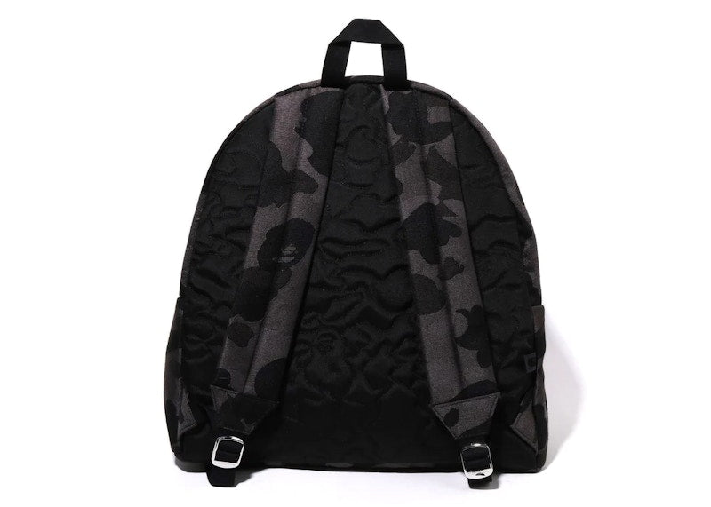 BAPE Solid Camo Jacquard Backpack Black