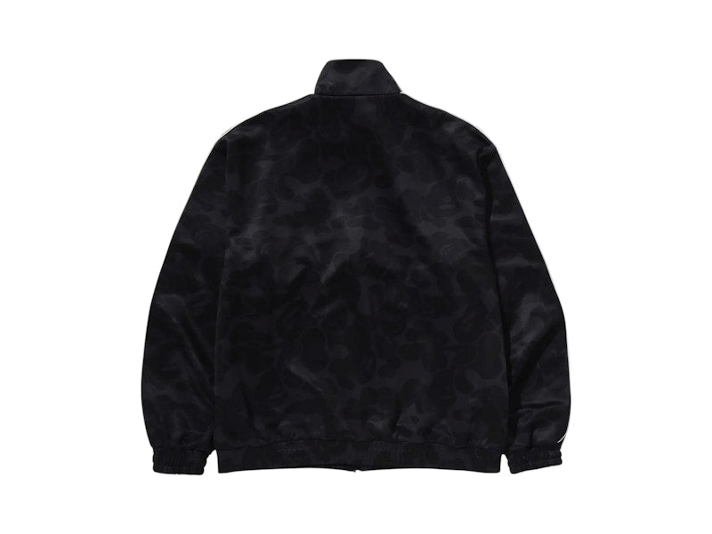 BAPE Solid Camo One Point Track Jacket Black