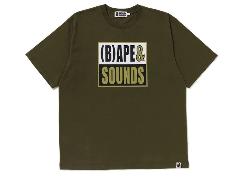 BAPE Sounds Logo Tee Olivedrab