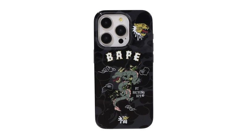 BAPE Souvenir iPhone 15 Pro Case Black