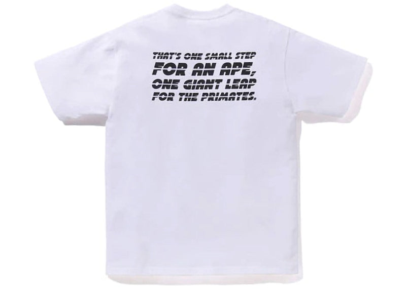 BAPE Space Ape Tee White