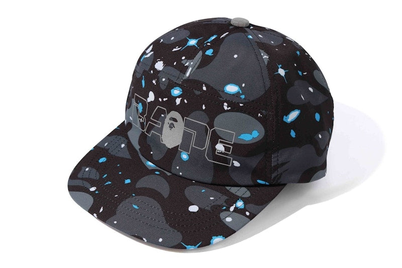 BAPE Space Camo Cap Black