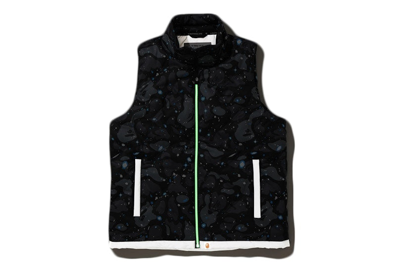 BAPE Space Camo Down Vest Black