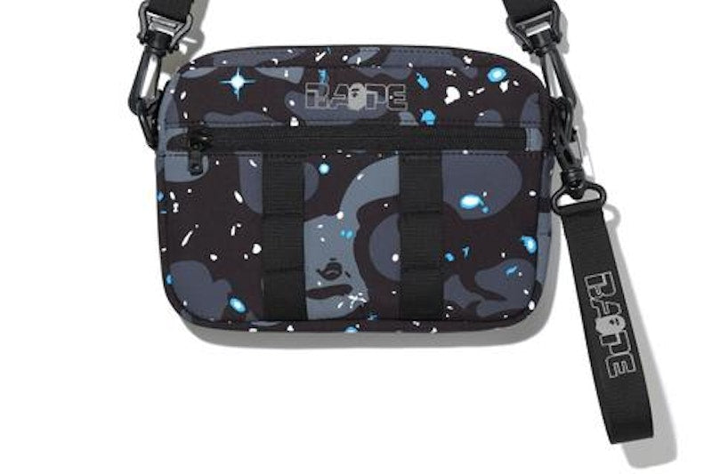 BAPE Space Camo Shoulder Bag Black