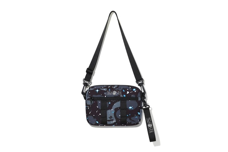 BAPE Space Camo Shoulder Bag Black