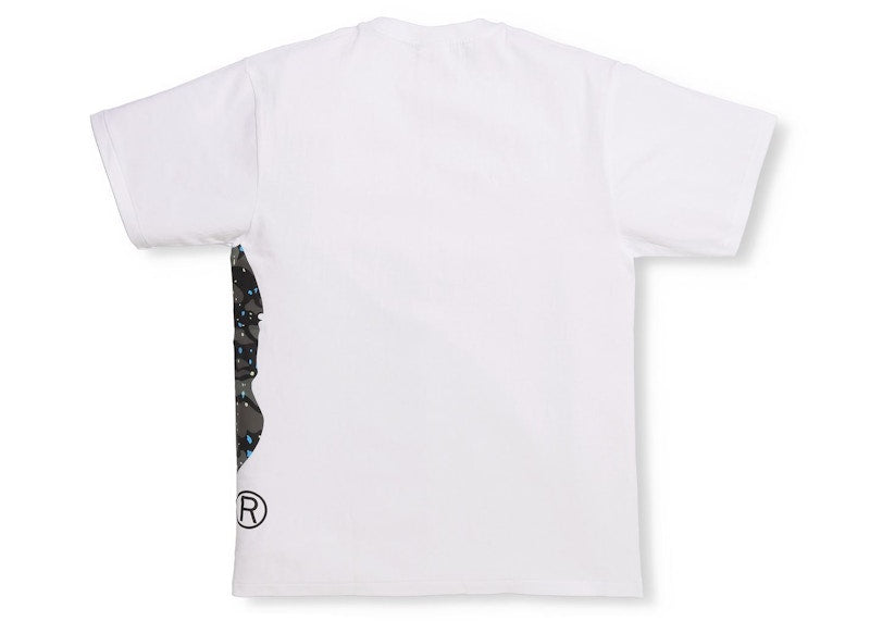 BAPE Space Camo Side Big Ape Head Tee (FW21) White