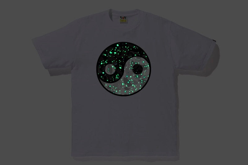 BAPE Space Camo Yingyang Tee White