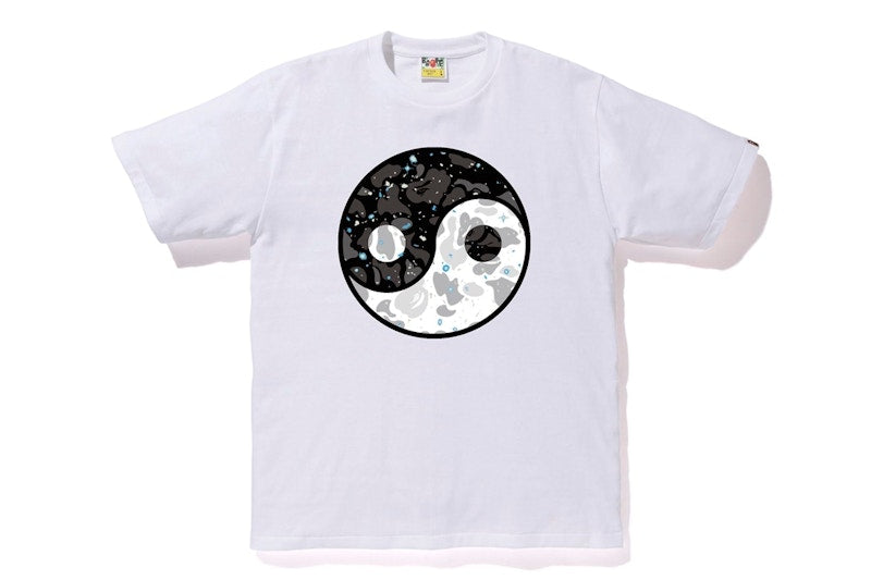 BAPE Space Camo Yingyang Tee White