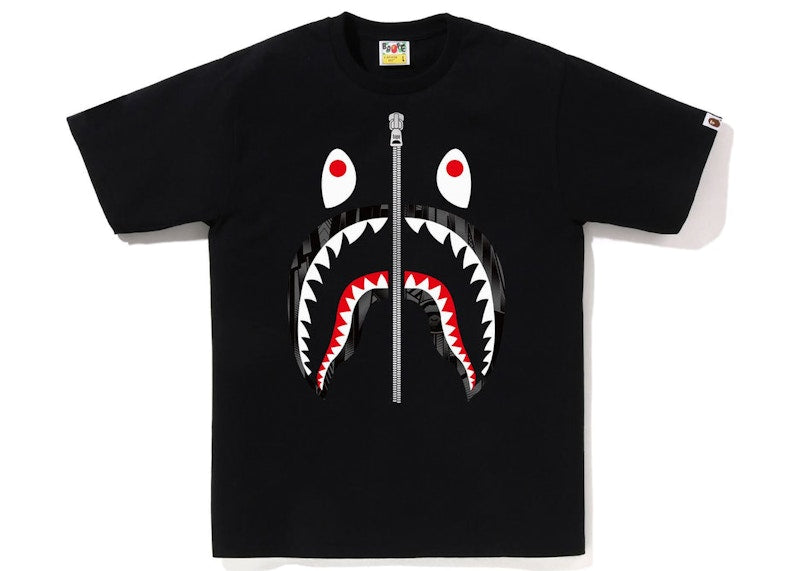 BAPE Speed Racer Big Shark Tee Black Black