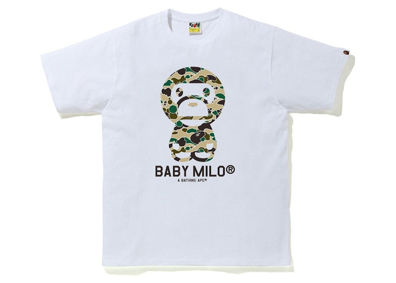 BAPE Sta Camo Baby Milo Tee White/Yellow