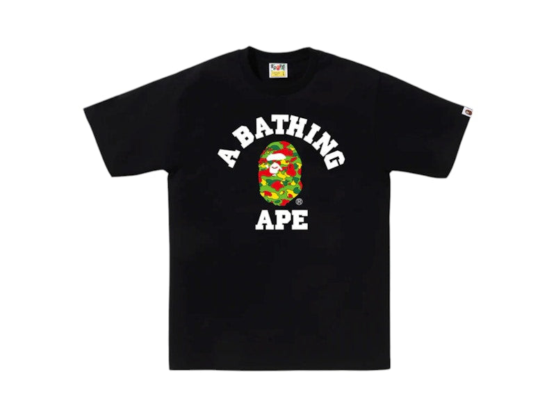BAPE Sta Camo College Bapec Tee Black