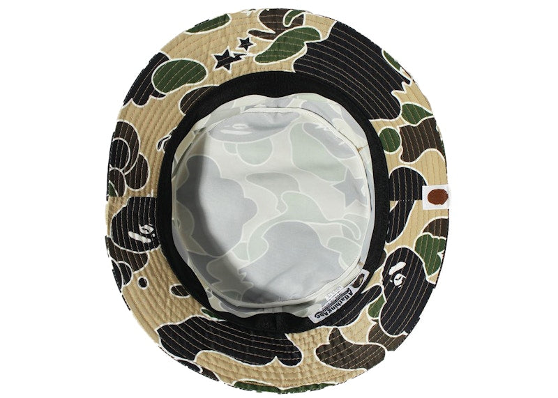BAPE Sta Camo Pocket Hat Yellow