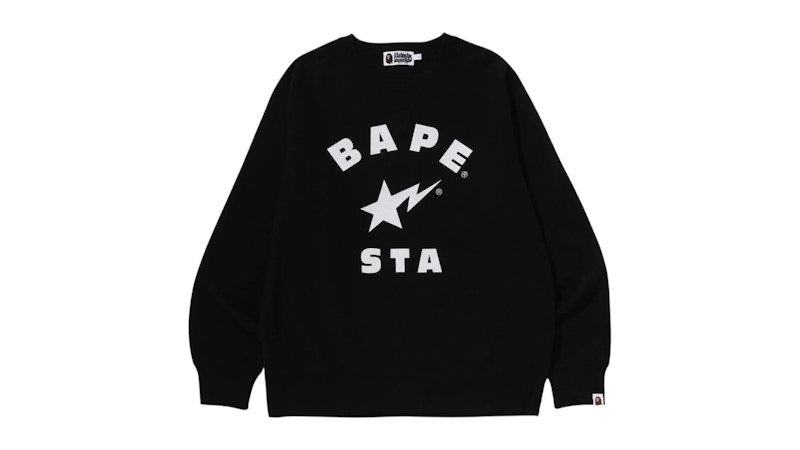 BAPE Sta Crewneck Sweatshirt Black