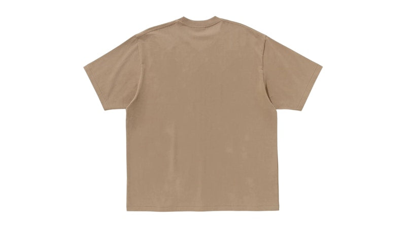 BAPE Sta Houndstooth By Bathing Ape Relaxed Fit Tee Beige