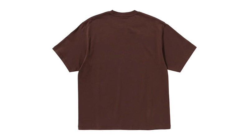 BAPE Sta Houndstooth By Bathing Ape Relaxed Fit Tee Brown