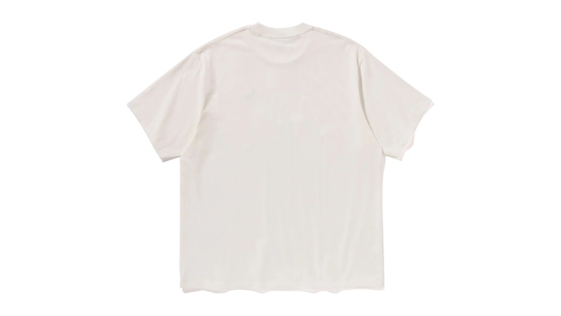 BAPE Sta Houndstooth By Bathing Ape Relaxed Fit Tee Ivory