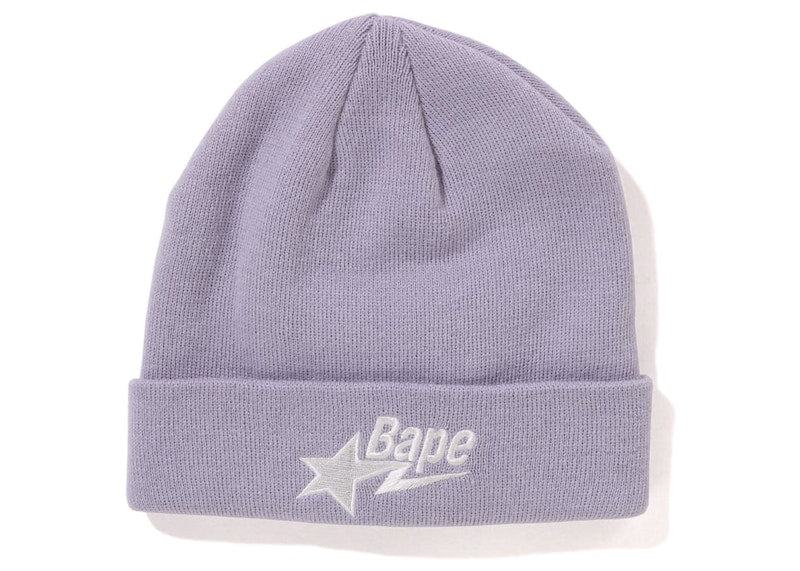 BAPE Sta Knit Cap Beanie Purple