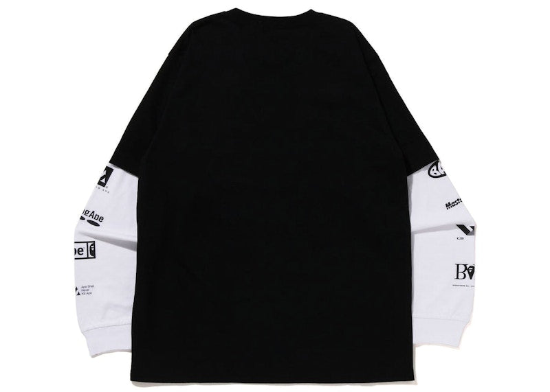 BAPE Sta Layerd L/S Tee Black