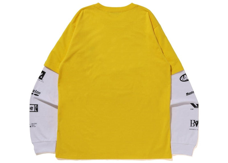 BAPE Sta Layerd L/S Tee Yellow