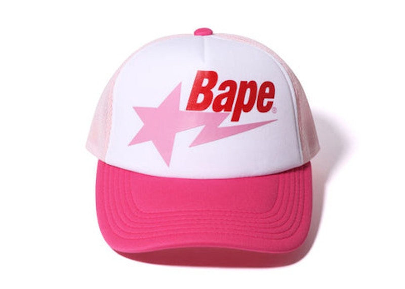 BAPE Sta Mesh Cap Pink