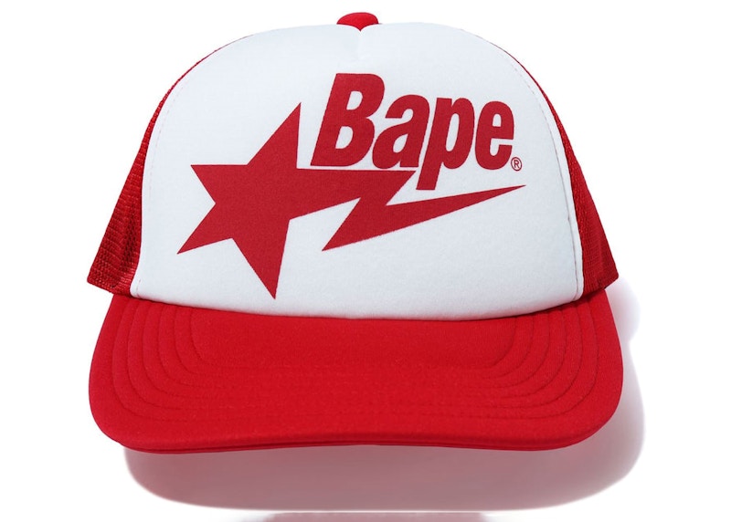BAPE Sta Mesh Cap (SS23) Red