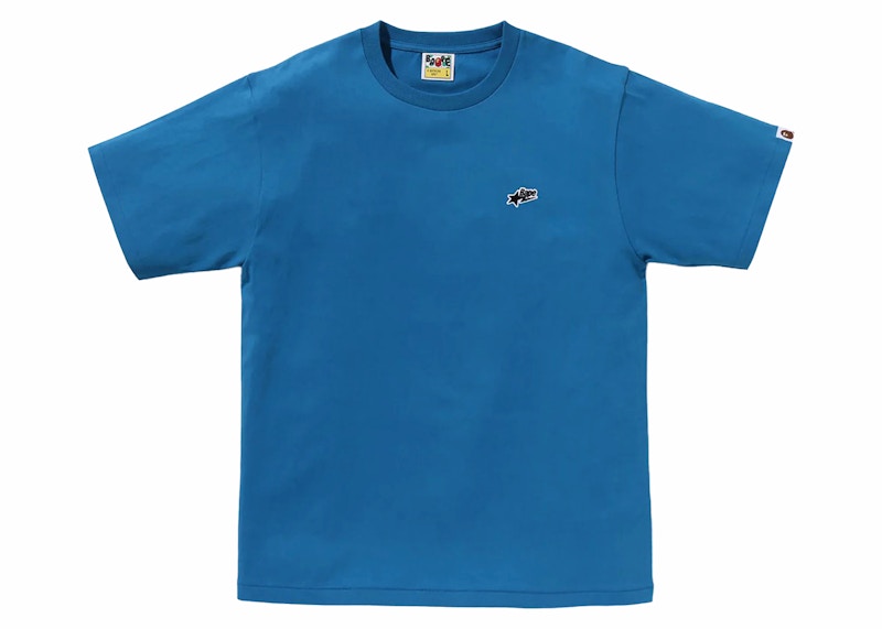 BAPE Sta One Point Tee Blue