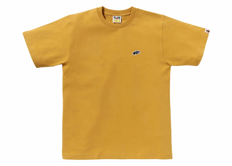 BAPE Sta One Point Tee Yellow