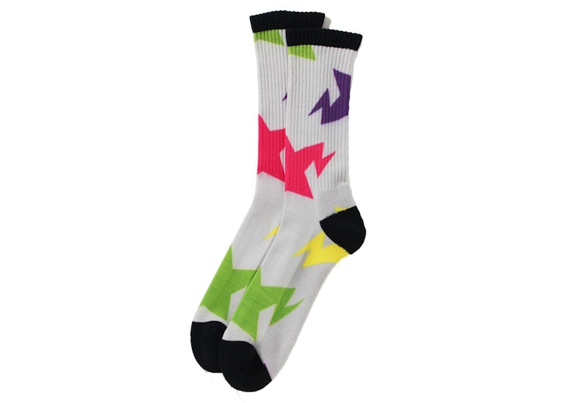 BAPE Sta Pattern Socks Multi