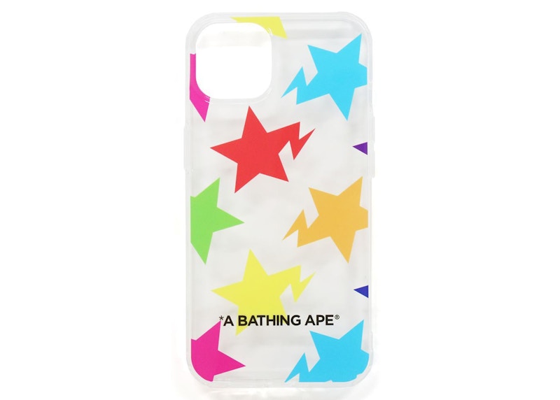 BAPE Sta Pattern iPhone 13 Case Clear