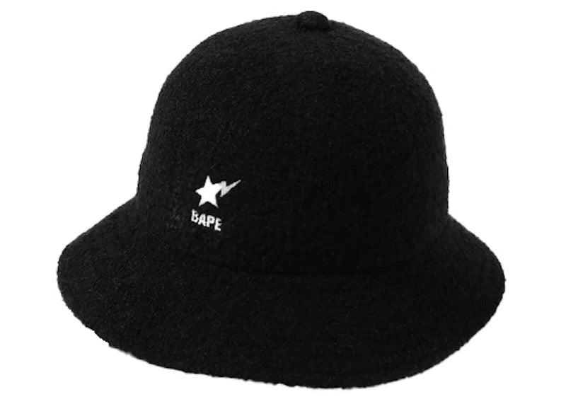 BAPE Sta Pile Hat Black