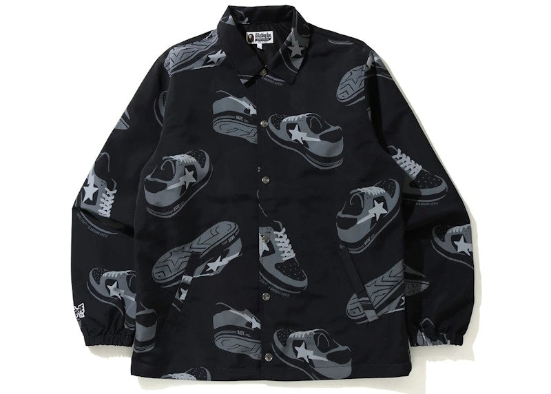 BAPE Sta Random Coach Jacket Black
