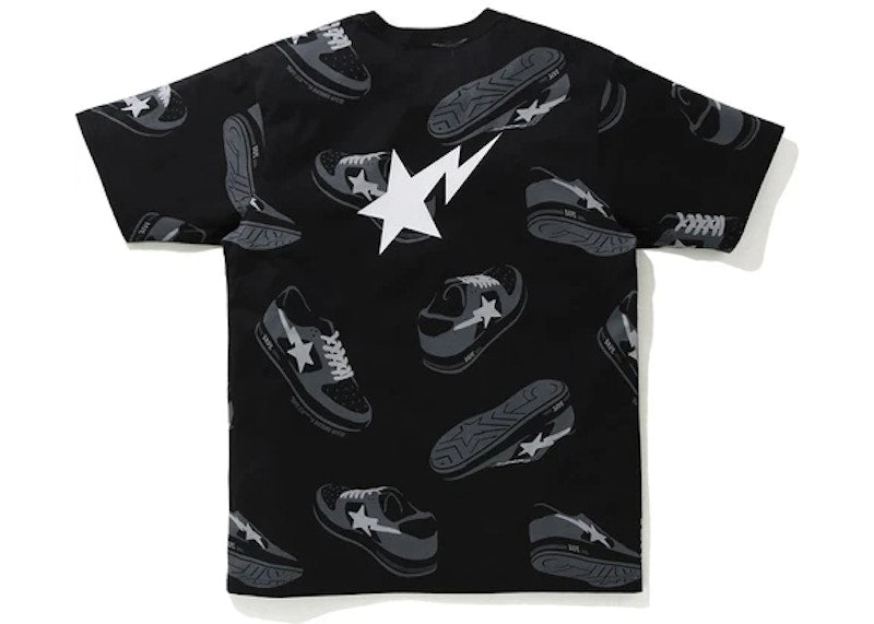 BAPE Sta Random Tee Black
